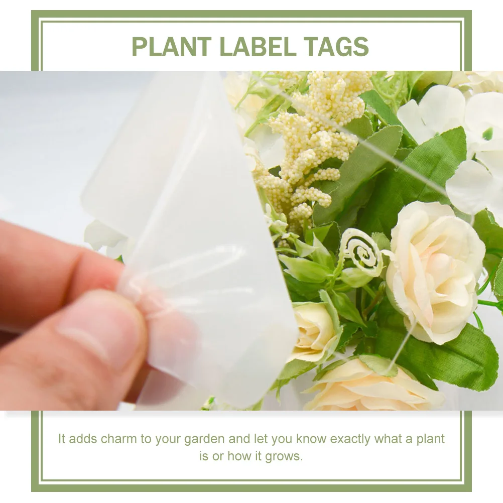 

6pcs Garden Markers Acrylic Plant Labels For Flower Identifying Boards Succulent Tags Vegetable Classification Signs Outdoor