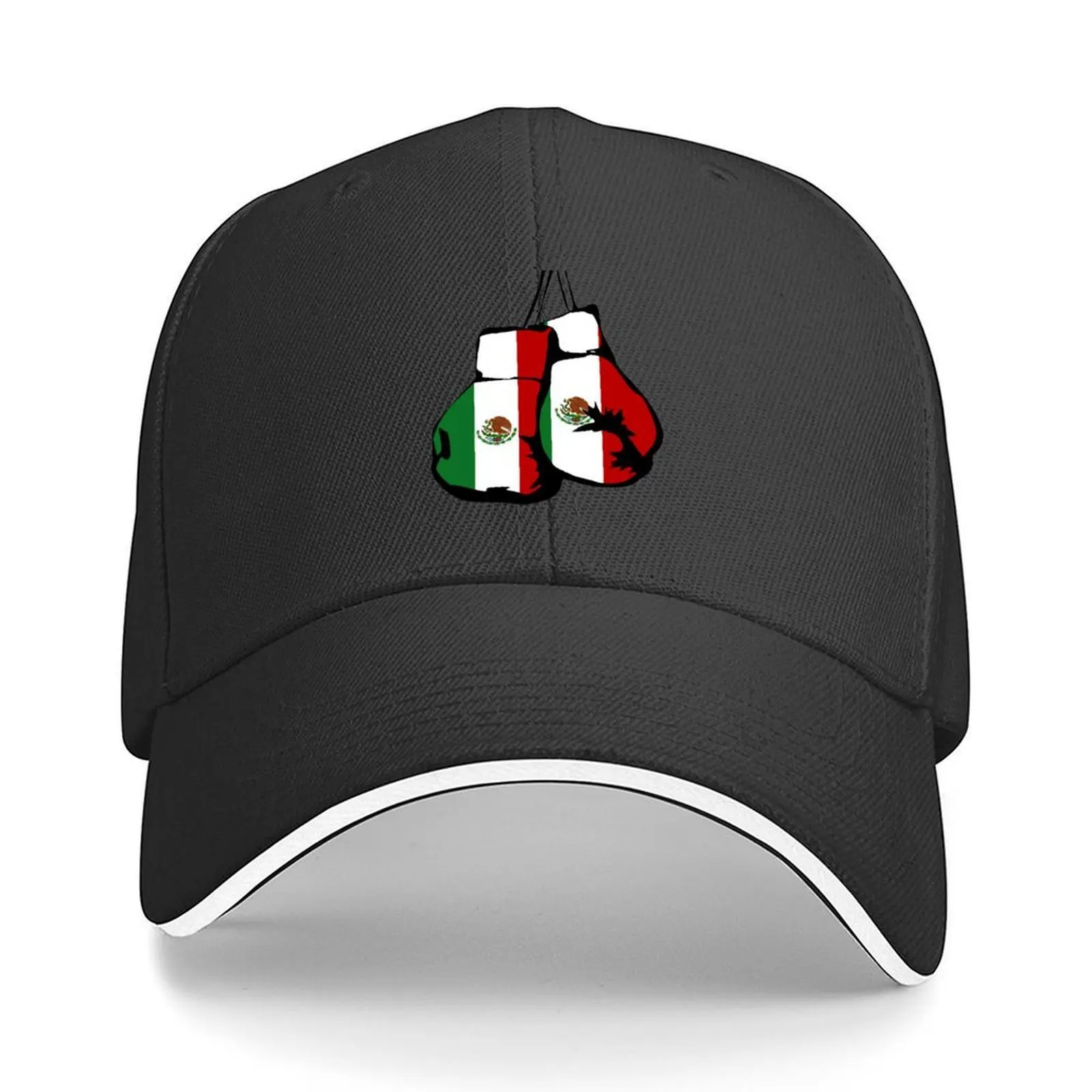 

Mexico Flag / Mexican Boxing Gloves Baseball Cap Gentleman Hat custom Hat Rugby beach hat Hats For Men Women's