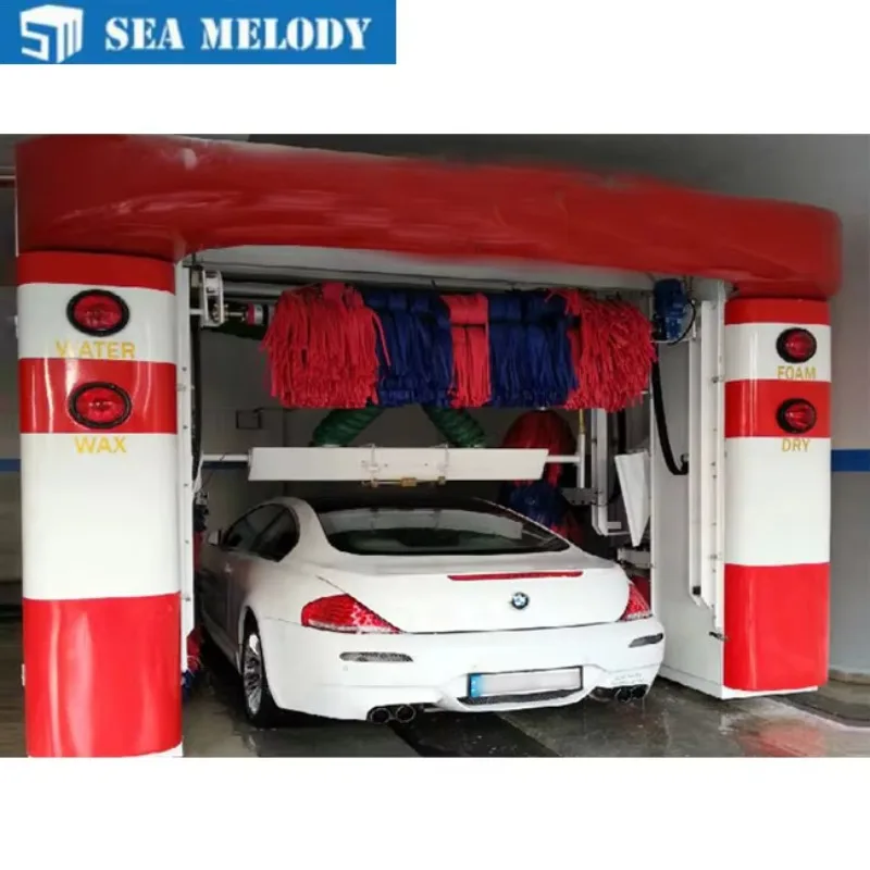 YG Customized Rollover Type Car Washing Machine Automatically Pass-through Brush Car Wash Machine