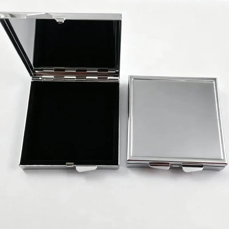 1 Set Portable Metal Cigarette Set, Smoking Case Box Including Pipa/ /Mirror/Metal Case/Blade/Medicinal Ladle Gift view 2