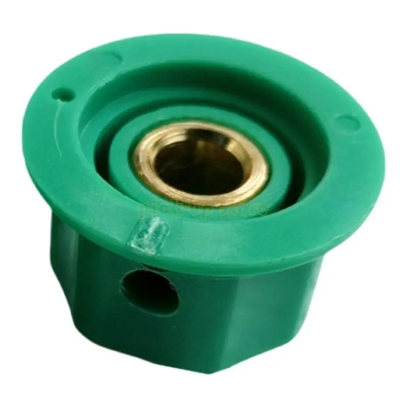 Potenciómetro de perilla de repuesto multicolor para pedas de efectos de guitarra, 25x14,5mm, fácil instalación, interruptor de pie para electricidad