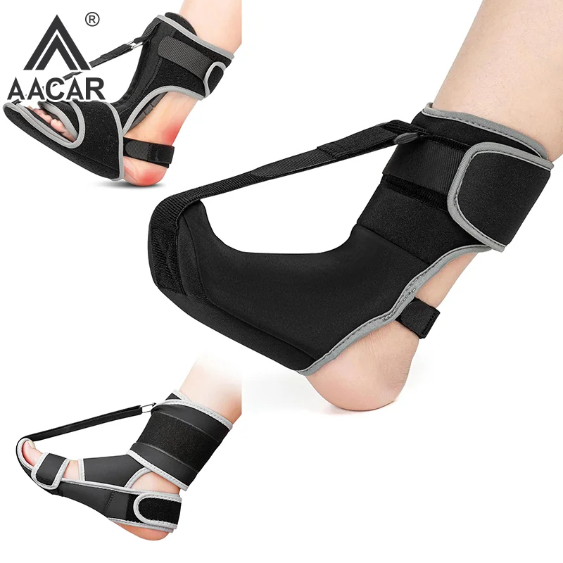 

Ночная шина для подошвенного фасциита, регулируемая губчатая подкладка, поддержка свода стопы, эластичная обувь, облегчение тендинита, бандаж для падения стопы