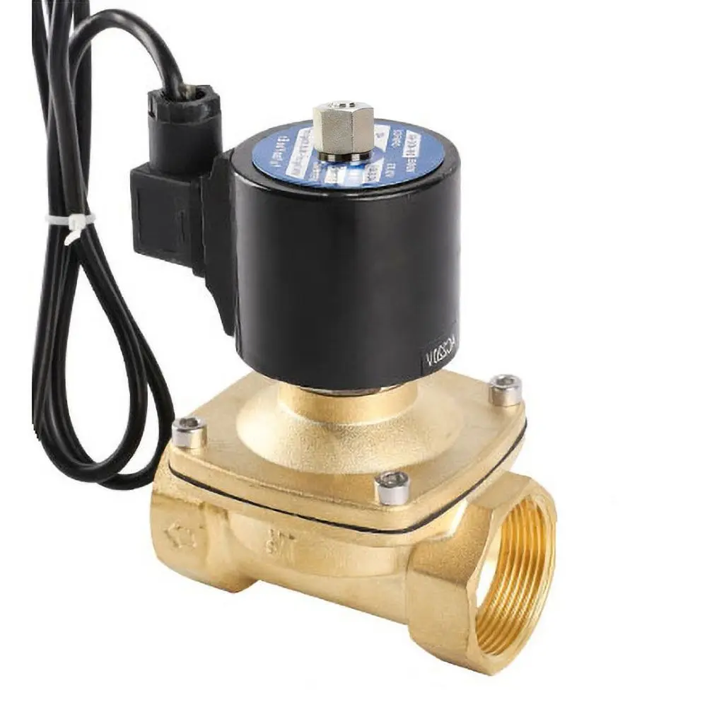 

1-1/2" Normally Open Fountain Solenoid Valves DN40 Brass Waterproof Solenoid Valve For Underwater 220V 110V 24V 12V