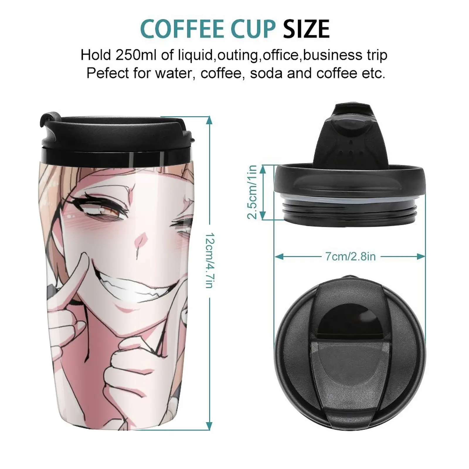 New Boku No Hero Academia - Himiko Toga Travel Coffee Mug Coffee Mug Thermal Coffee Bottle Luxury Coffee Cups