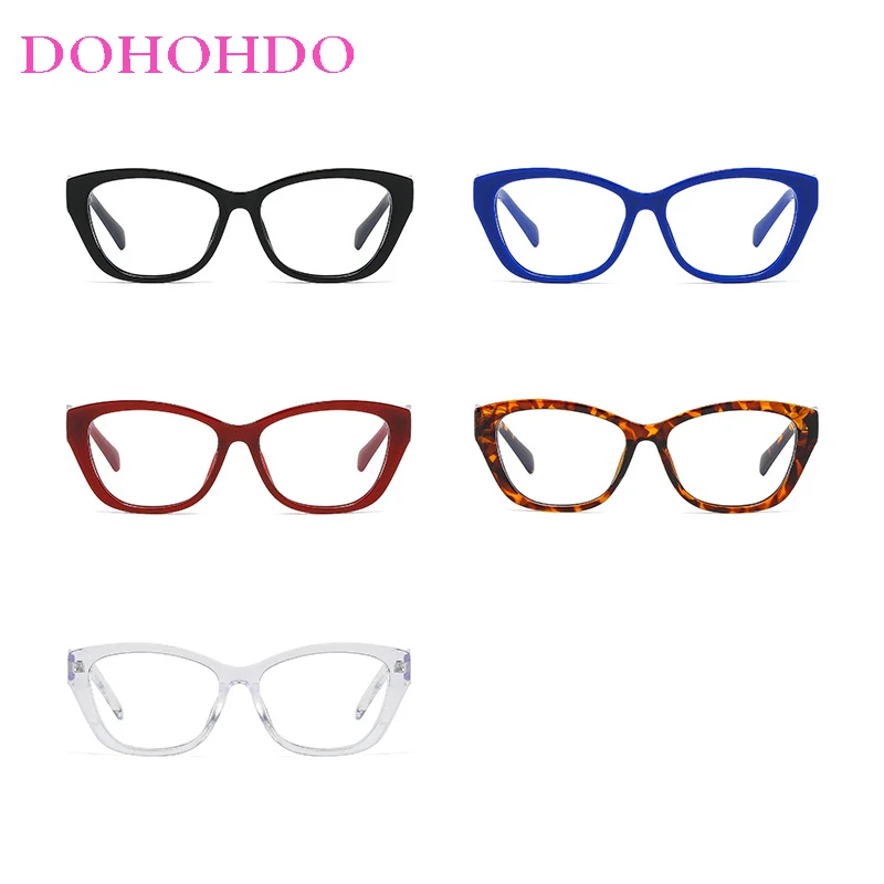 Fashion Vintage Brand Design Small Frame Cat Eye Blue Light Blocking Glasses Women Men Computer Optical Eyeglasses Lentes Очки