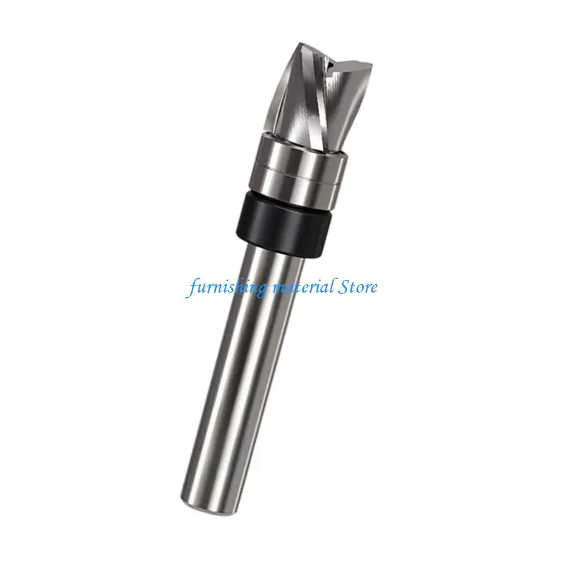 Y5GD Precise 1/4Inch Shank Steel Router Bit With Double Ball Bearing Clean Cutting