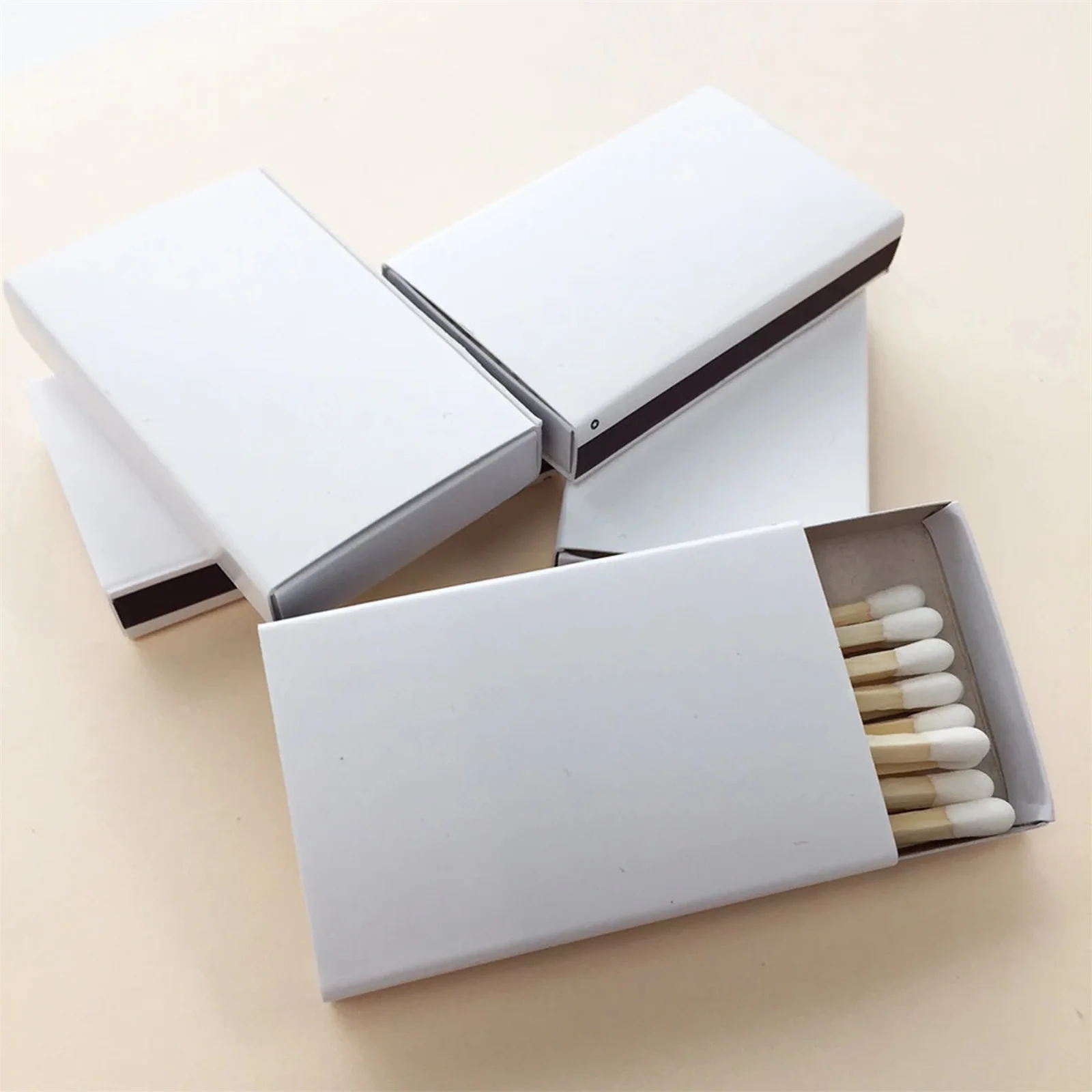 

50 PIECES Plain Matchboxes - White