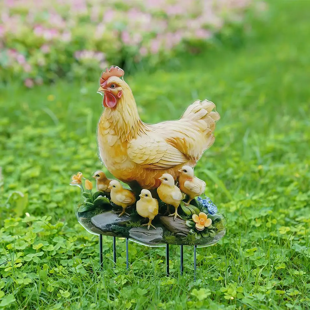 Decoración Patio Trasero Coleccionable Escultura De Gallina Realista GARIOUANS Para Decoración De Jardín - Modelo De Espuma De 18.5x18x9 Cm, Para Pascua Y Exterior Figura Gallina Jardín Decoración Patio Trasero Coleccionable Escultura De Gallina Realista GARIOUANS Para Decoración De Jardín - Modelo De Espuma De 18.5x18x9 Cm, Para Pascua Y Exterior Figura Gallina Jardín