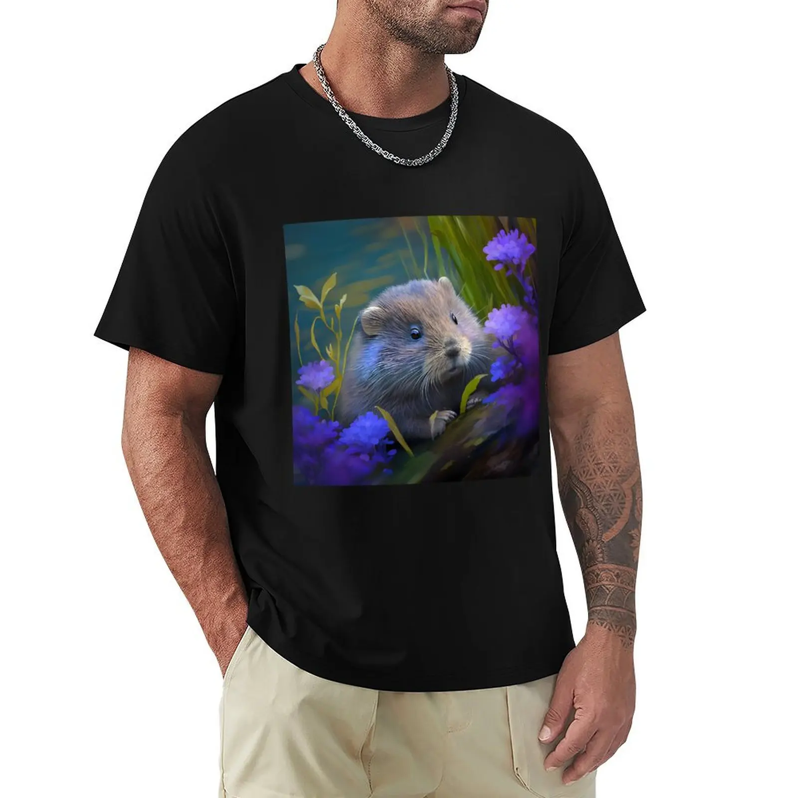 

Cute little muskrat T-Shirt Performance Workout Short Sleeve Tee