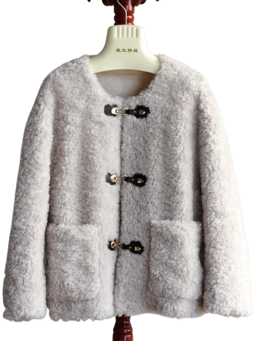 2025 Imported Australian all-wool fur coat particle composite fur integrated sheep shearing fur coat