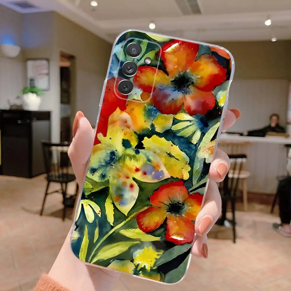 Coque de téléphone à demi-retour musical pour Samsung S 23,22,10,9,8 A 71,52,51,30,21S,12 PIus,E,Lite Note20, Ultra transparente et souple