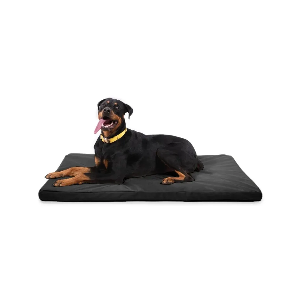 Tough Rip-Stop Orthopedic Dog Crate Bed - Durable, Removable, and Washable Cover, Kennel Crate Pad Fits in Crate