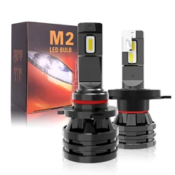 M2 Car Light 9005 9006 HB3 HB4 H7 16000LM H11 LED Lamp Car Headlight Bulbs H4 H1 H3 H8 H9 9012 H13 9007 Turbo LED Bulbs 12V 24V
