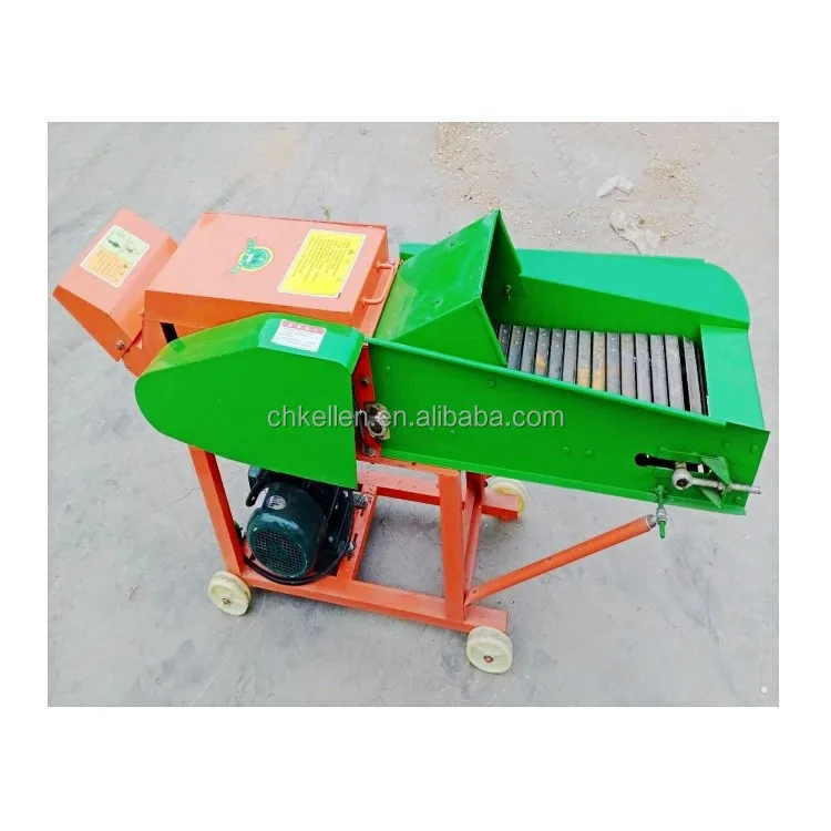 Small Engine Grass Cutting Machine Manual Chaff Cutter Straw Breaker For Farm Forage Processing