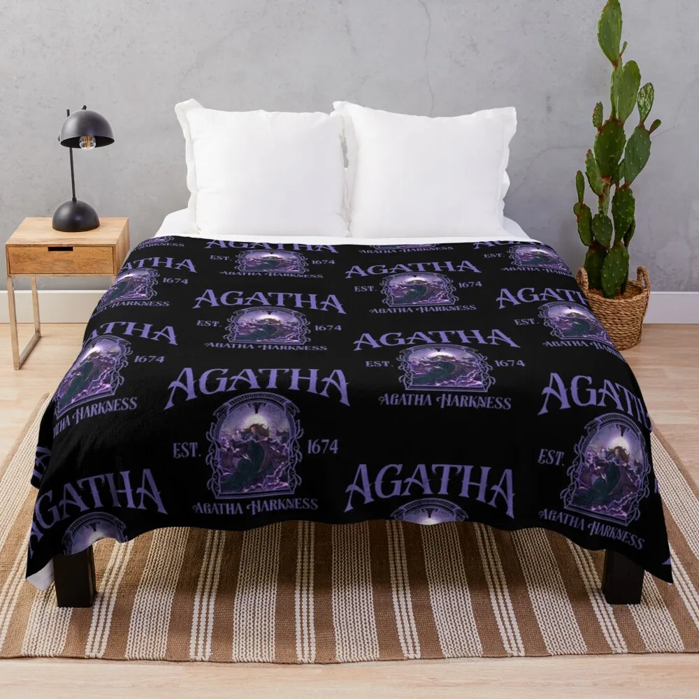 Agatha Harkness EST 1674 Throw Blanket Soft Blankets For Sofas Decorative Sofas Blankets