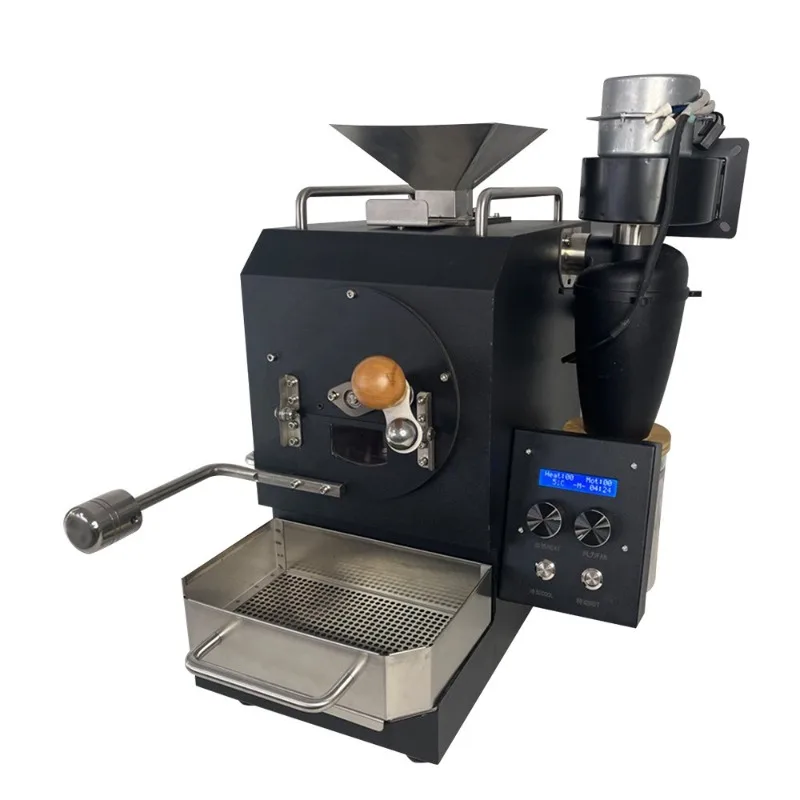

Stainless steel material independent air temperature and fire control 300g coffee bean roaster