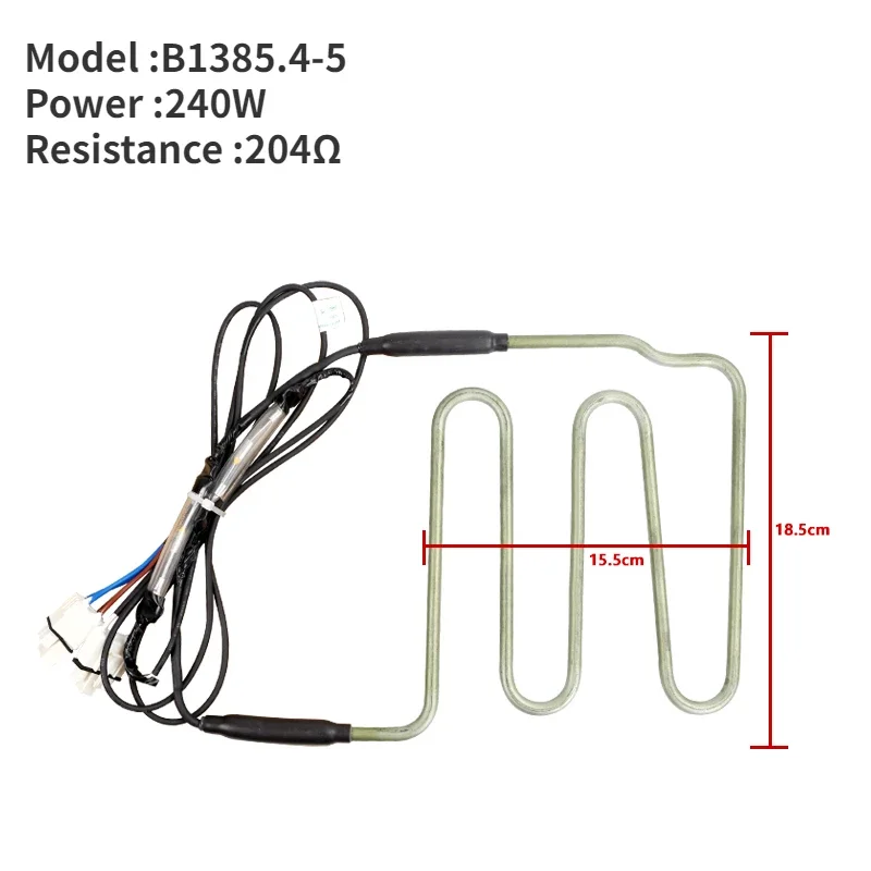 Refrigerator defrost heating element  refrigeration freezing Evaporator Frost removal tube Sensor Fuse parts