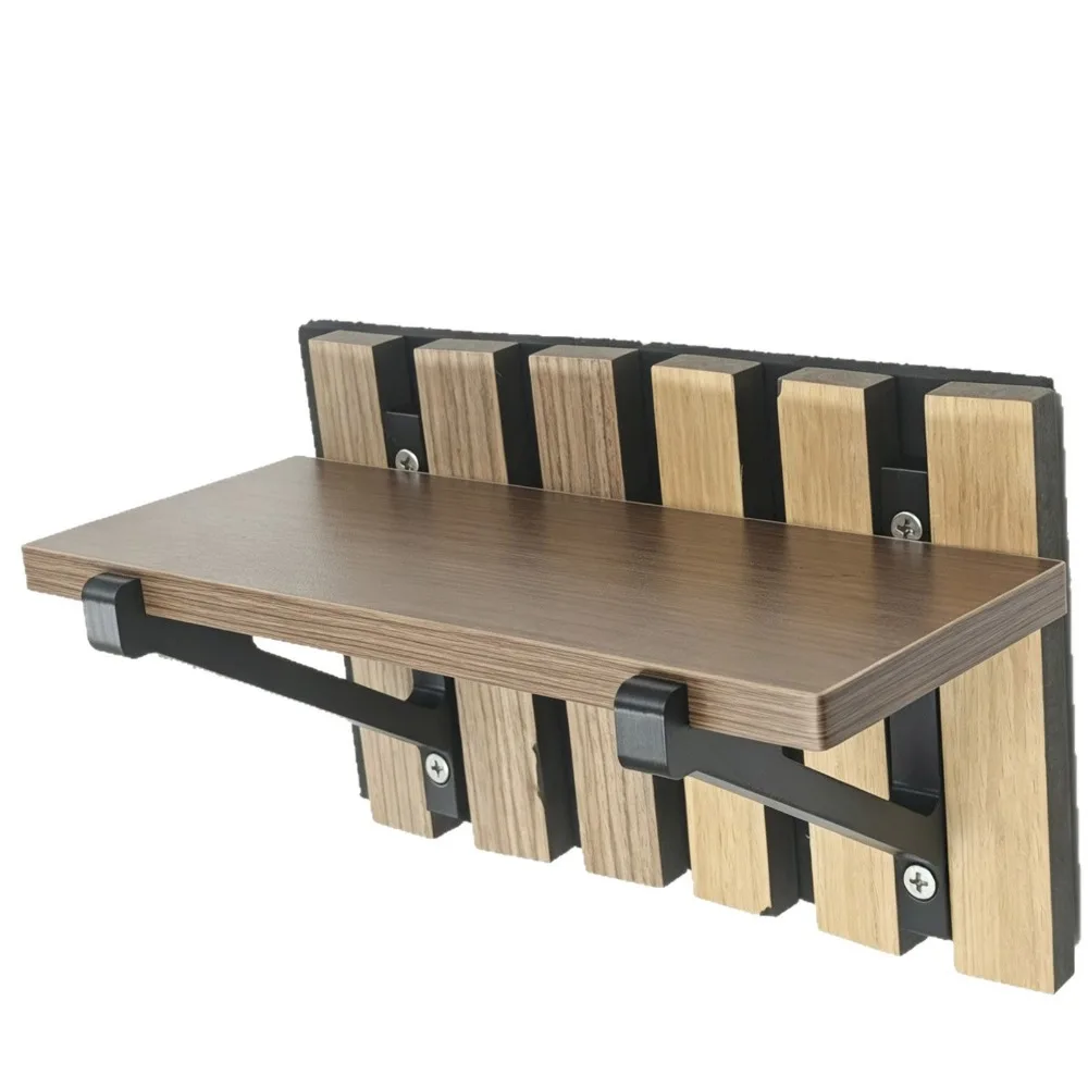3D Printed Soundproof Board Storage Rack Simple Installation Easy Installation Sound Absorbing Board Bracket Wall Mount