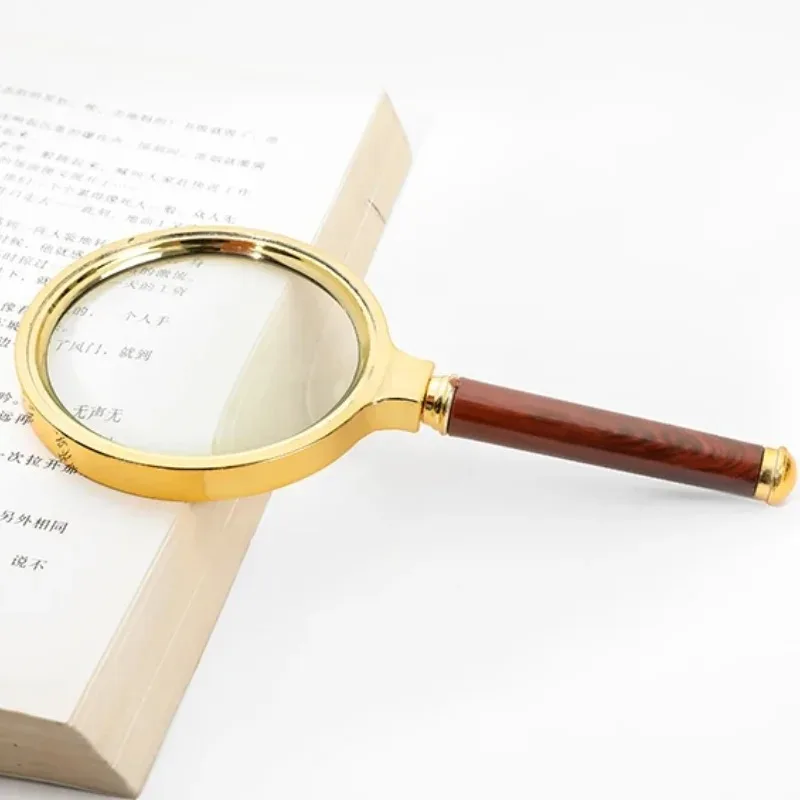 

Handheld High-definition Old-fashioned Magnifying Glass for Children and The Elderly To Read, Convenient for Daily Life Reading
