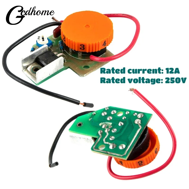 

250V 12A Angle Grinder Switch Speed Controller Knob Switches For Electric Hammer Impact Drill Polishing Machine Power Tool