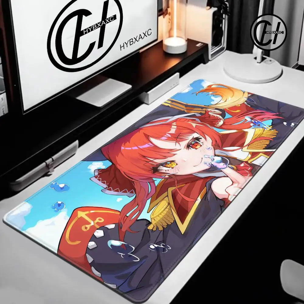 

Hololive Mouse Pad Houshou Marine Mousepad Gamer PC Anime Cute Girl Keyboard Rug Laptop Kawaii Extended Desk Mat XXL Carpet