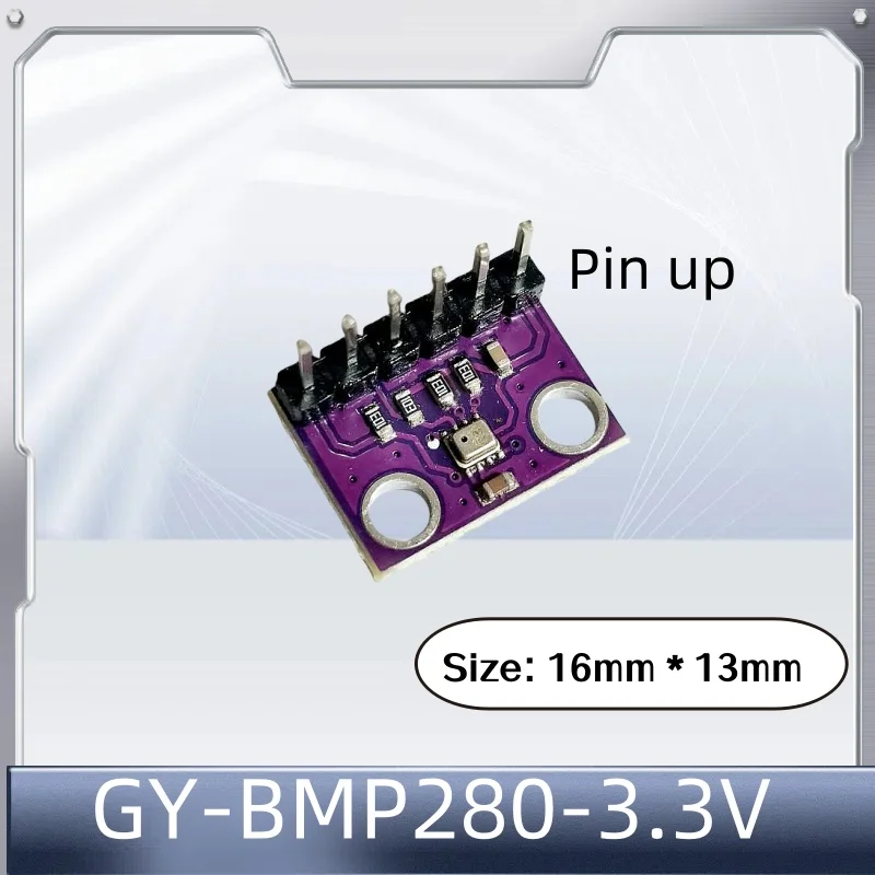 6-1Pcs,Temperature Et D'Humidité Capteur Bme280 3.3V, 5.0V,Barometric Atmosphérique Pressure Capteur Module with Carte De Derivation Iic I2C - Image 6