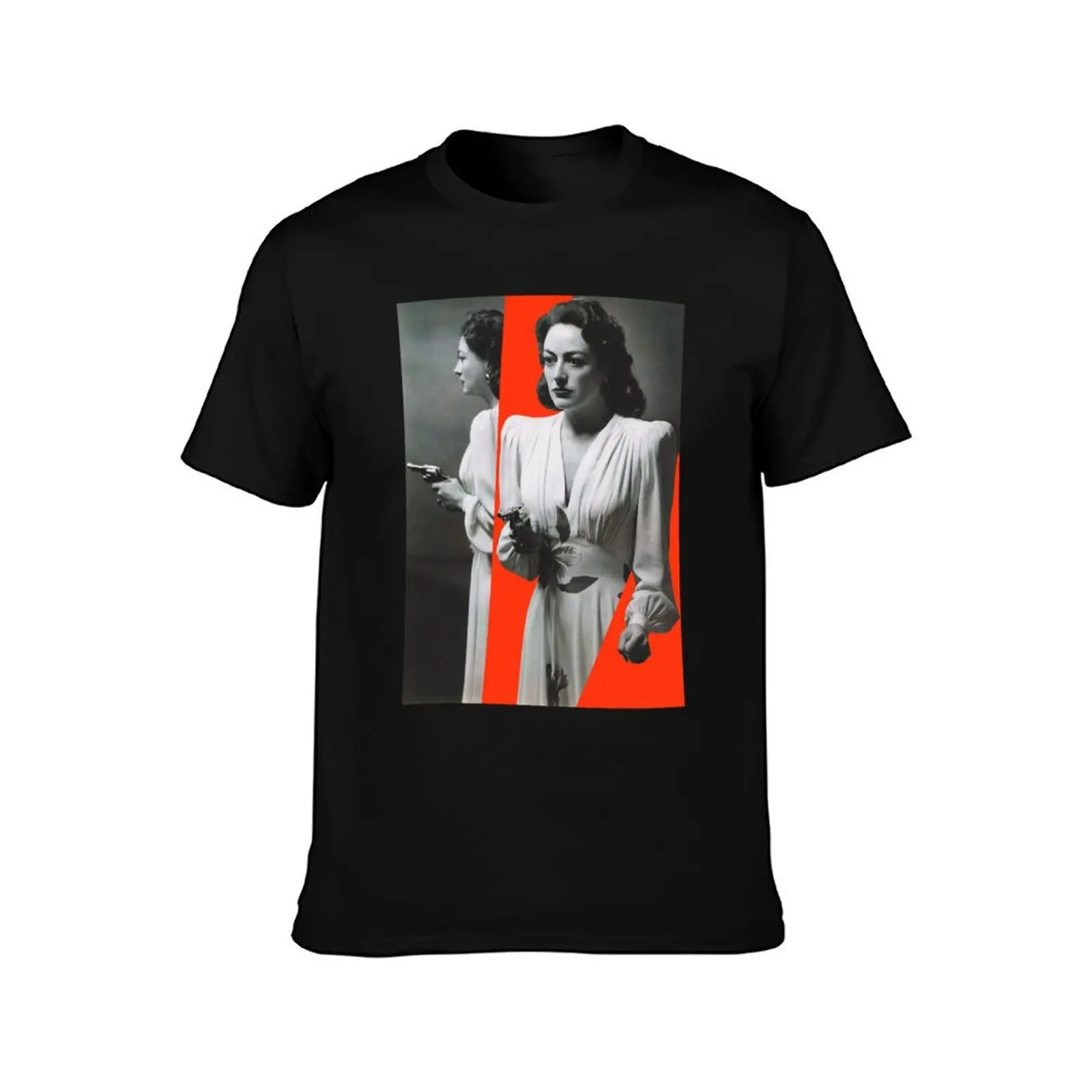 joan actor crawford - Mildred Pierce - Red collage art T-Shirt topping luxury t-shirt men t shirt