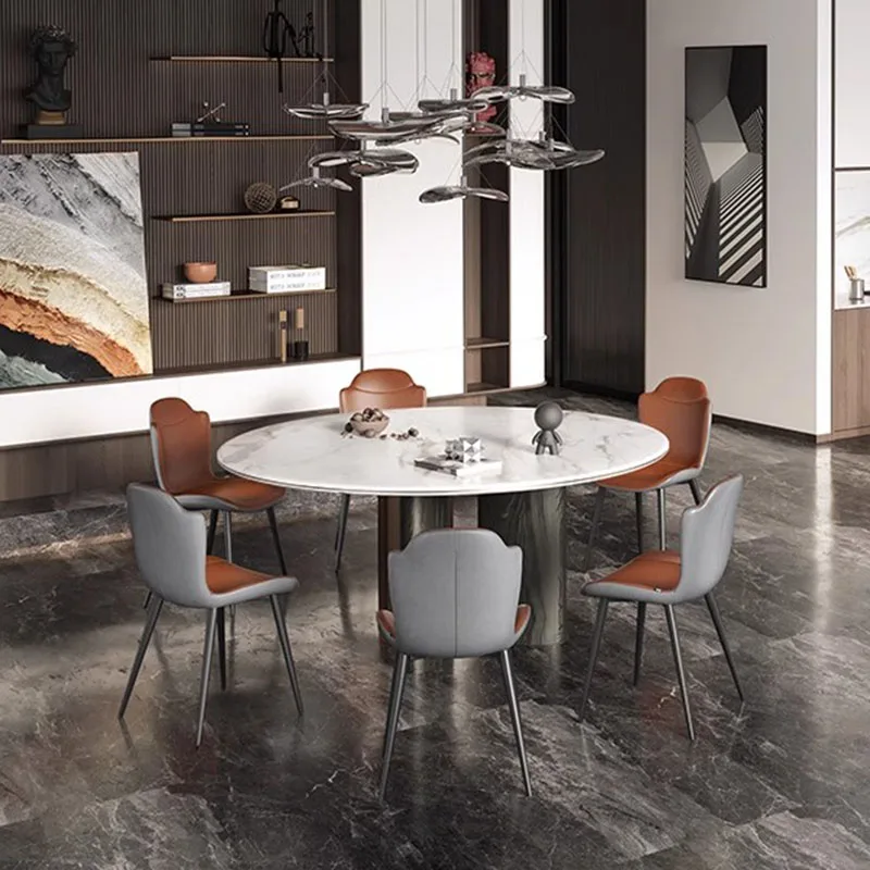 Sedie da pranzo reclinabili portatili Trono di velluto Sedie da pranzo nordiche per ufficio Cucina pigra Mobili moderni di lusso alla moda