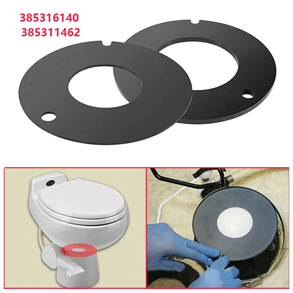 

2pcs/1set Toilet Rubber Seal 385311462&385316140 for Dometic/Sealand/VacuFlush RV Camper 510/506+ 510+/1006 1008/EcoVac 146-149