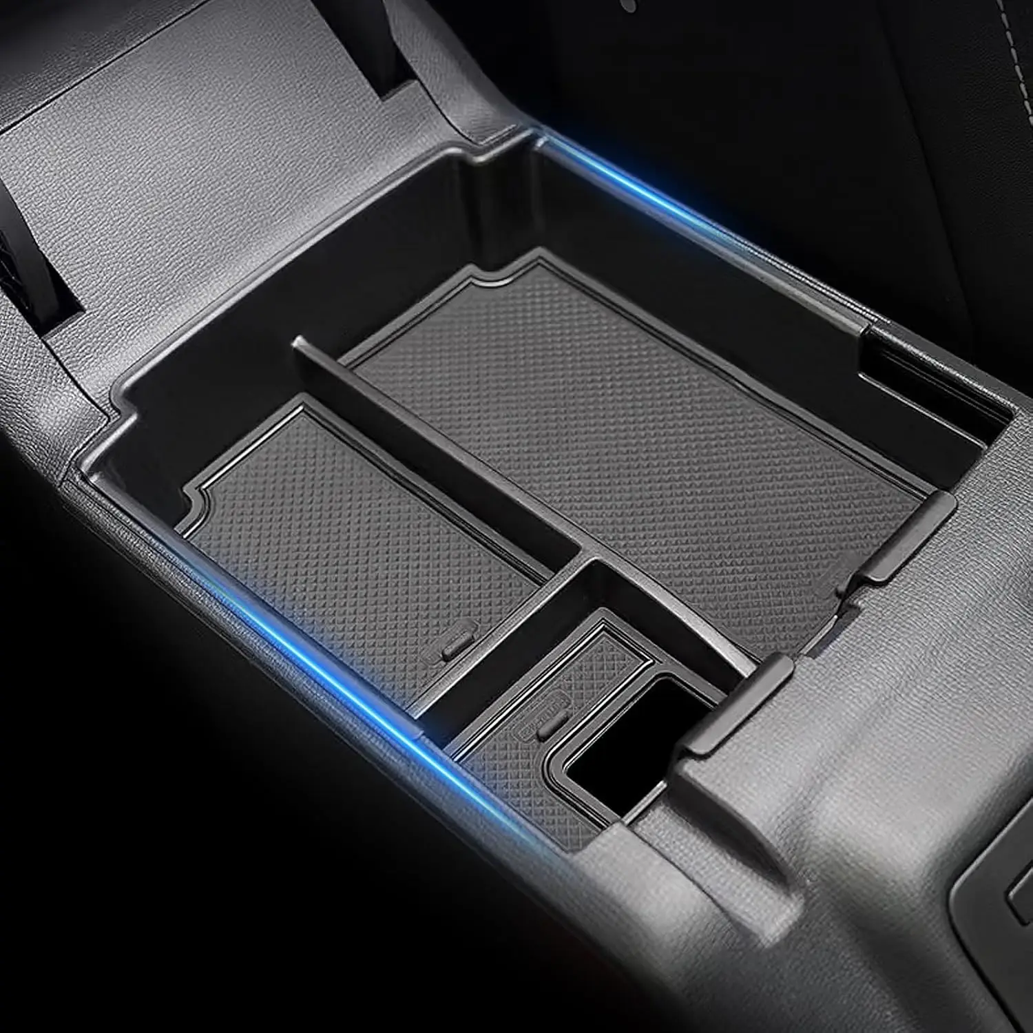 

Center Console Organizer Tray Fit for Ford Bronco 2025 4-Door Full Size Interior Storage Secondary Tray Car Armrest Storage Box