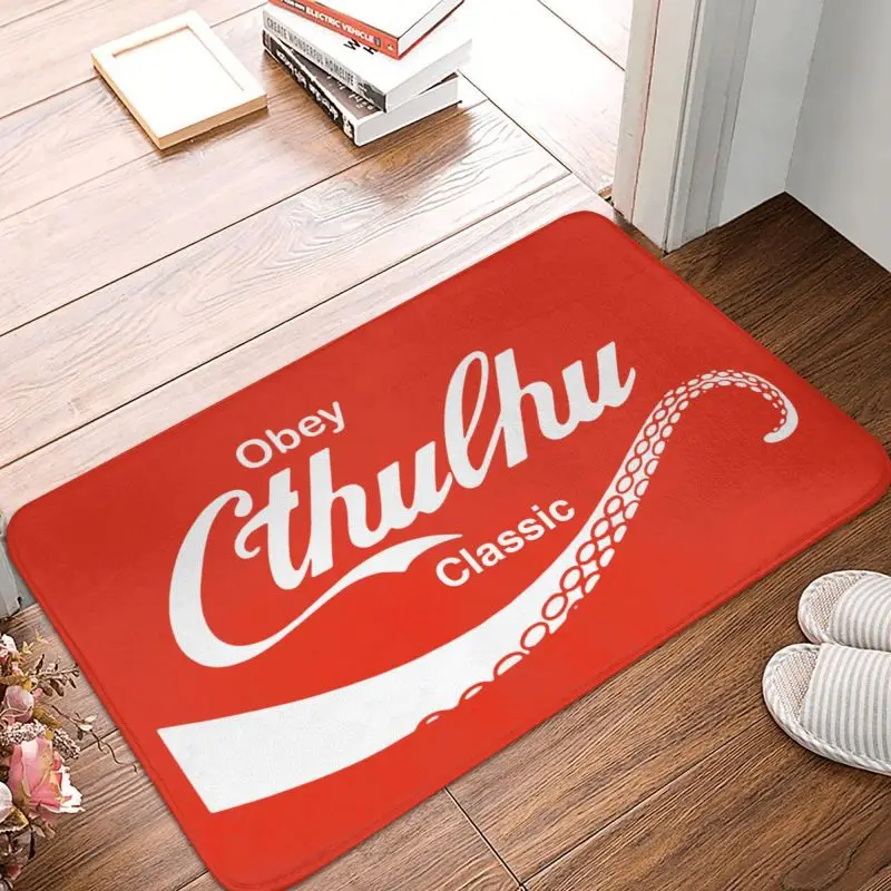 Custom Fashion Brand Call Of Cthulhu Funny Doormat Anti-Slip Entrance  Door Floor Mats Lovecraft Garden Rug Carpet Footpa