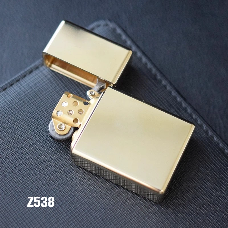 Zorro Heavy Duty Brass Kerosine Lighter Armor Thickened Waterproof 912S/915/538 Lighter DIY Collection Engraving Customization - Image 3