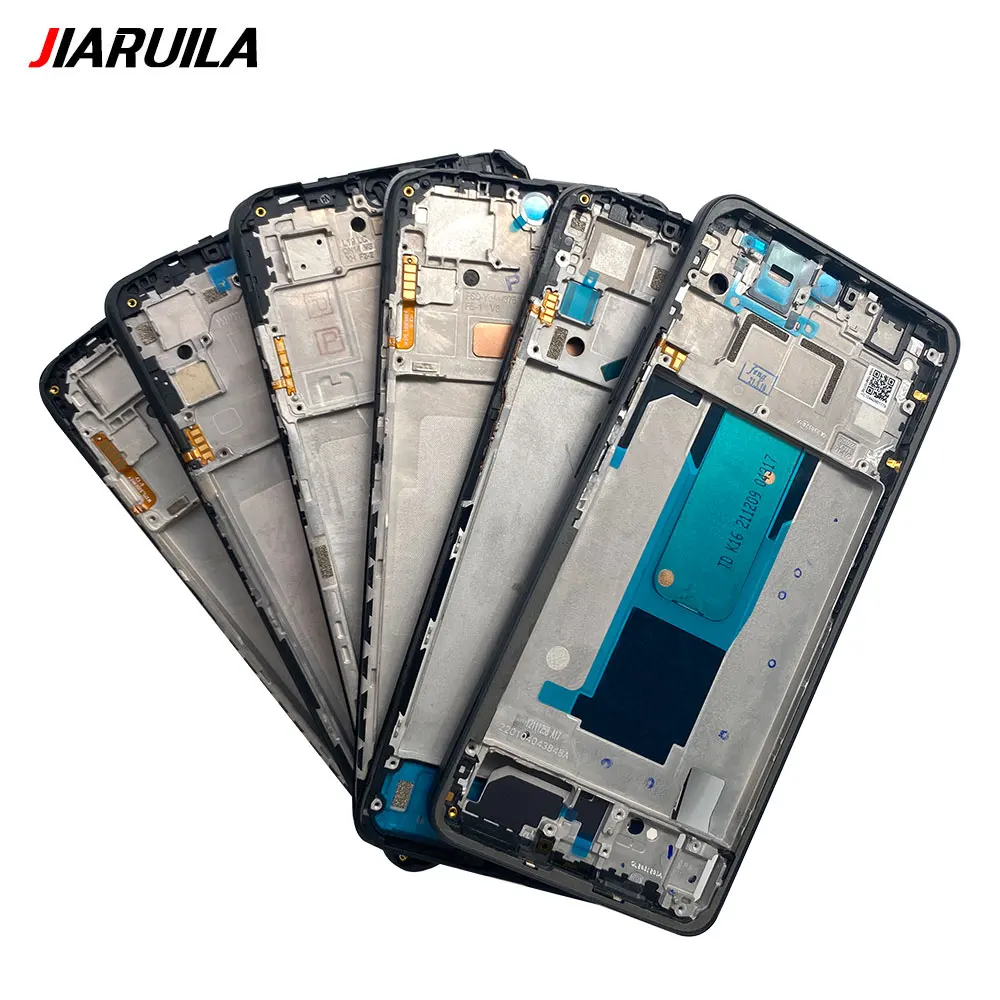 NEW Front Housing LCD Frame Screen Bezel Holder Replacement Parts For Xiaomi Redmi Note 11S 11E 11 12 Pro Plus 5G 12 4G 12S