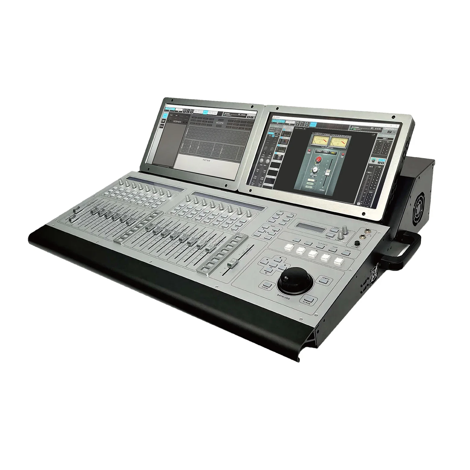 T quente profissional console de mixagem digital áudio 120 canais misturador de mixagem de som ao vivo com sistema de rede dante