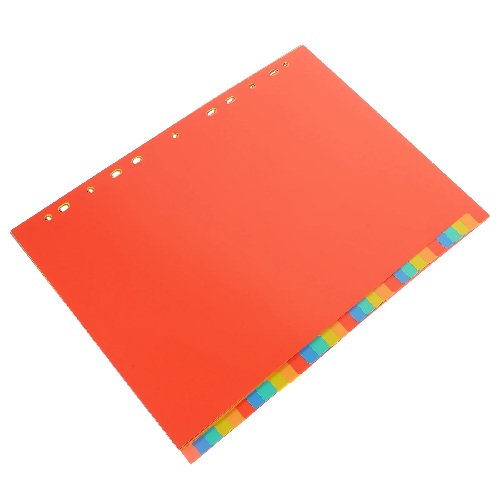 31 Sheets Notebooks Colored Folders Binder Page Divider Dividers for with Tabs The