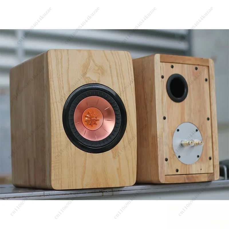 Solid Wood Speaker Empty Cabinet, Coaxial Style DIY Custom Speaker Box for HiFi Audio System