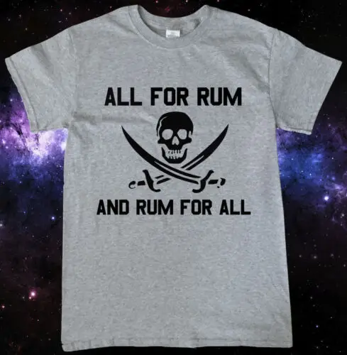 All for Rum Pirate Drinking T-Shirt