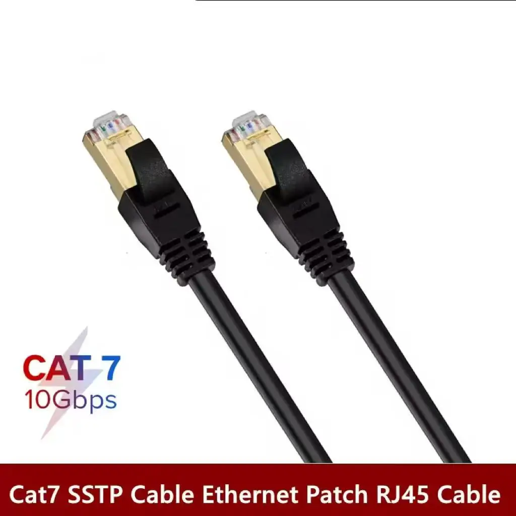Câble réseau Ethernet CAT7, Patch extérieur, étanche, câble LAN pour PC, ordinateur portable, RJ45