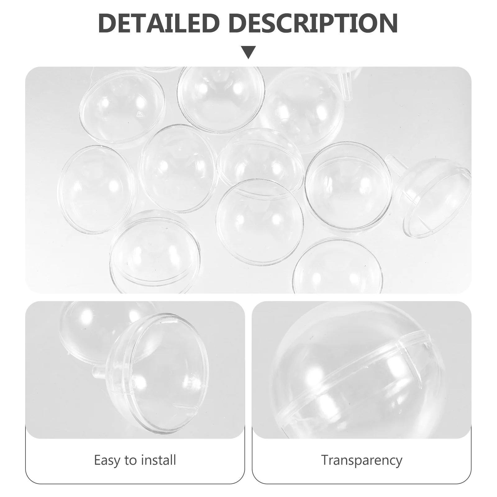 95 PCS Chocolate Torus Suporte Transparente Trufa Copo Envoltório Recipiente Decoração de Doces Transparente