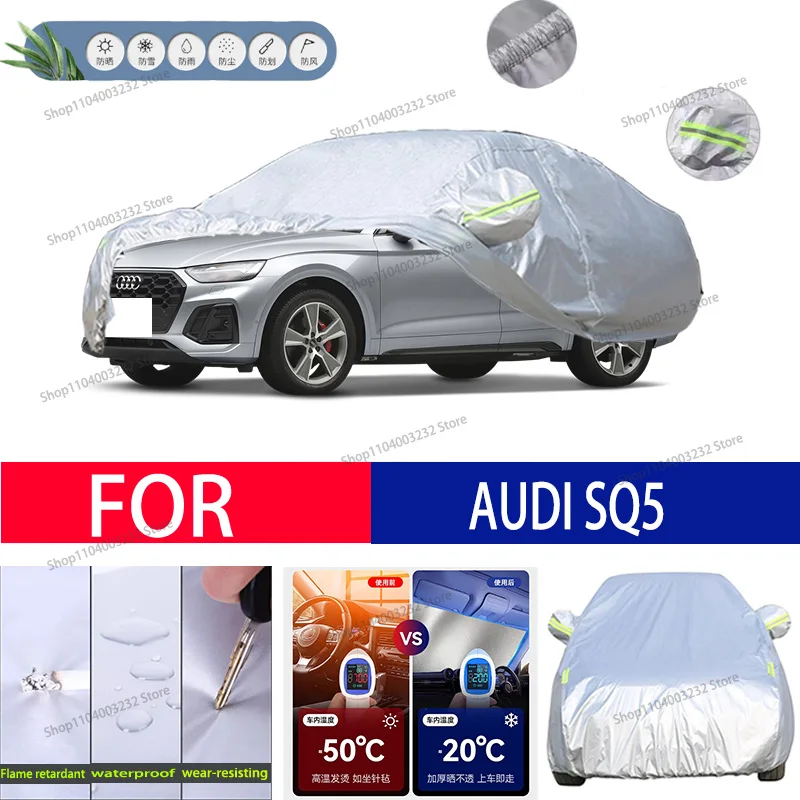 

For Audi SQ5 Car clothing sun protection snow prevention antifreeze car protective cover auto cover