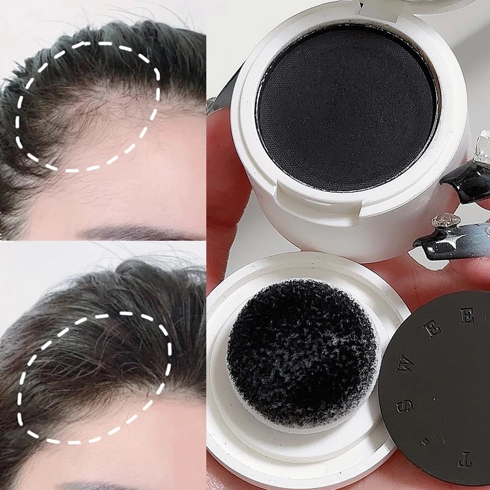 Instantly Hairline Shadow Powder Hair Filling Repair Concealer Forehead Trimming Bald Coverage Hair Fluffy Makeup Beauty Tools