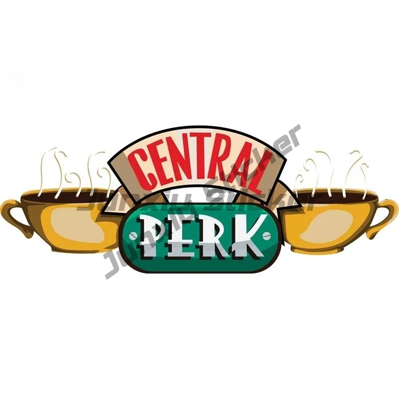 

Personality PVC Decal for Central Perk Graffiti Car Sticker on Motorcycle Laptop Decorative Accessories