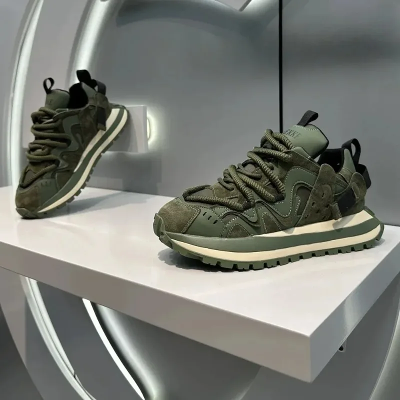 2026 العلامة التجارية الأصلية الرجال أحذية رياضية احذية الجري الرجال رياضي عدم الانزلاق أحذية فلكنيز عادية الدانتيل احذية الجري تنيس Masculino