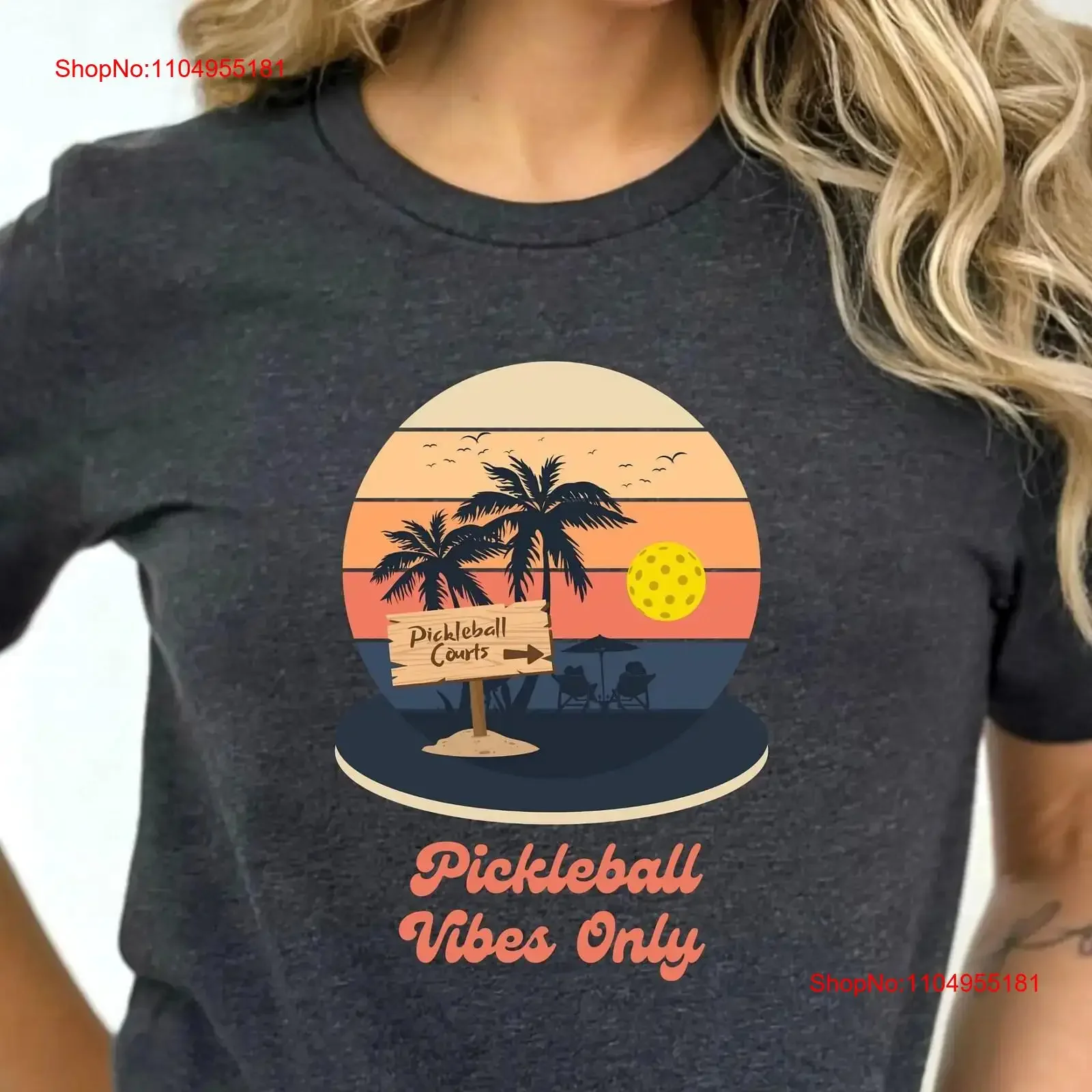 

Pickleball Vibes Only Lifestyle T Shirt Cool Daddy Bella and Canvas vintage Washed graphic designer clothes Versatile Stretched