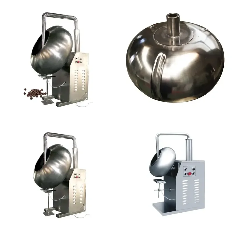Professional Automatic Chocolate Coating Machine for Sugar Chocolate Milk Washing