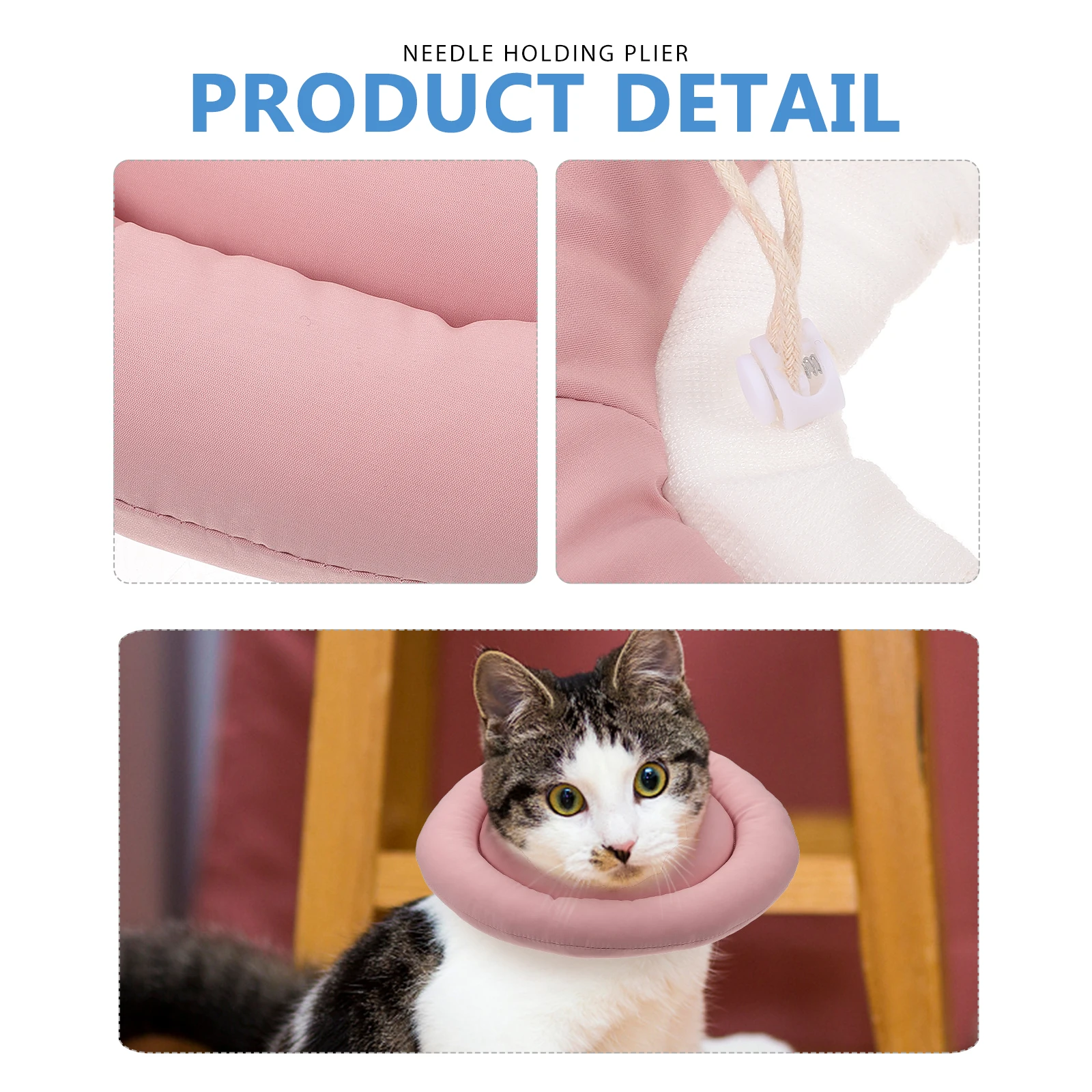 

1 pc Pet Recovery Protective Anti Licking Bite Scratch Durable Breathable Post Surgery Wound Healing Cat Cone Collar Pet