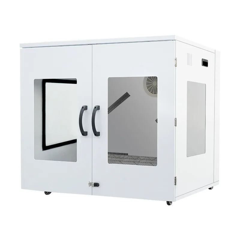 Stainless steel large pet drying box, assembled transportation foldable pet hair dryer