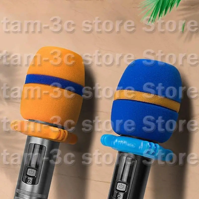 D0UA Mic protections anelli antiroll Cover del parabrezza per lo stage e lo studio