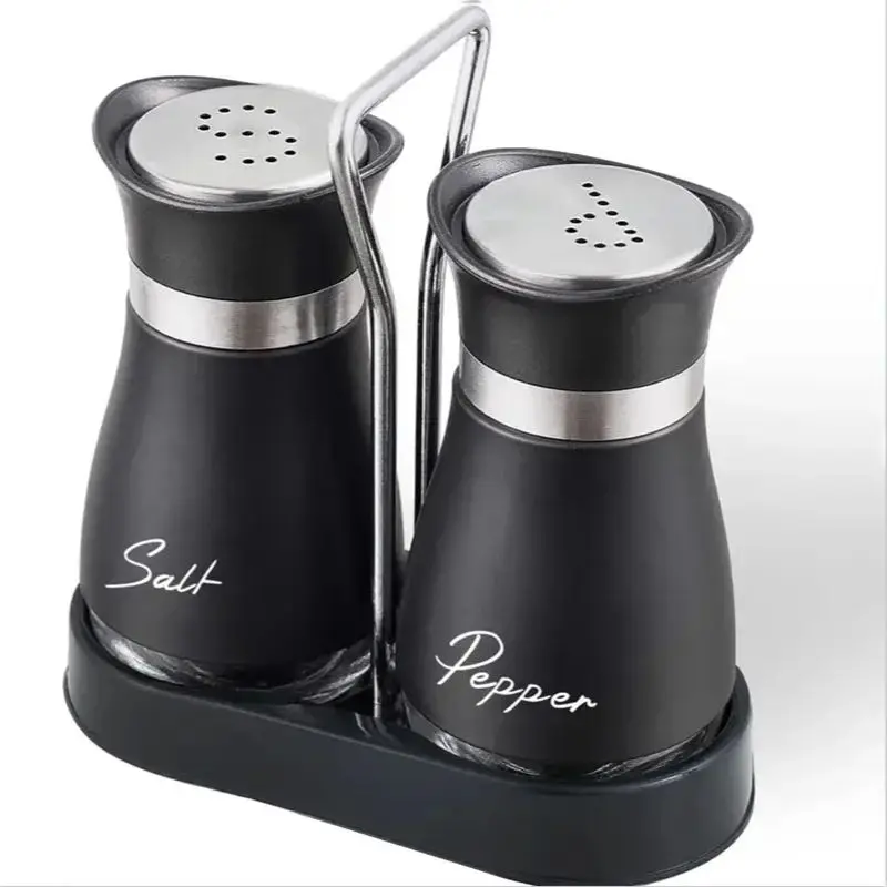 NONE Glass Spice Bottle Set 2-Piece 3