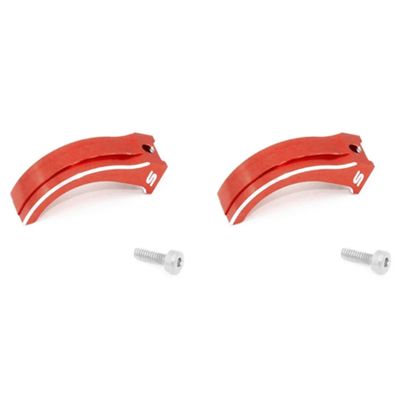 Varilla de freno con gatillo de aceleración ABWE-2X para transmisor de coche RC Futaba 7PX 4PX 4PXR B Radio RC Car, rojo